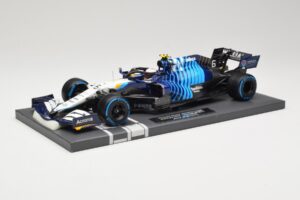 Williams Racing Mercedes FW43B #6 N. Latifi Belgian GP 2021 Minichamps 1:18 117211306 Metal — billede 2 af 6