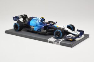 Williams Racing Mercedes FW43B #6 N. Latifi Belgian GP 2021 Minichamps 1:18 117211306 Metal — billede 4 af 6