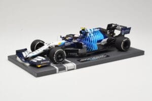 Williams Racing Mercedes FW43B #6 N. Latifi Saudi Arabian GP 2021 Minichamps 1:18 117212206 Metal — billede 2 af 6