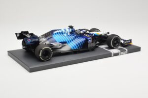 Williams Racing Mercedes FW43B #63 G. Russell Saudi Arabian GP 2021 Minichamps 1:18 117212263 Metal — billede 3 af 6