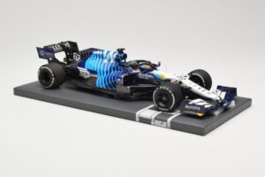 Williams Racing Mercedes FW43B #63 G. Russell Saudi Arabian GP 2021 Minichamps 1:18 117212263 Metal — billede 4 af 6