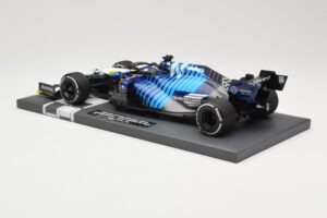 Williams Racing Mercedes FW43B #63 G. Russell Saudi Arabian GP 2021 Minichamps 1:18 117212263 Metal — billede 5 af 6