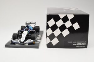 Williams Racing Mercedes FW43B #63 G. Russell Saudi Arabian GP 2021 Minichamps 1:18 117212263 Metal — billede 6 af 6