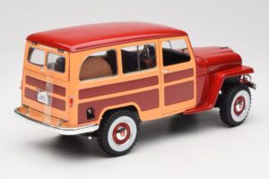 Willys Jeep Station Wagon Rød Road Signature 1:18 92858 Metal — billede 3 af 8