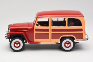 Willys Jeep Station Wagon Rød Road Signature 1:18 92858 Metal — billede 4 af 8