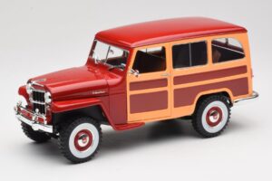 Willys Jeep Station Wagon Rød Road Signature 1:18 92858 Metal
