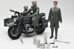 Zundapp KS 750 Sidevogn Walkure Schuco 1:10 450651900 Metal — billede 2 af 7