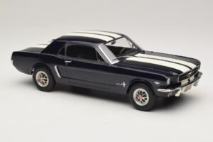 Ford Mustang Nightmist Blue Norev 1:18 182805 Metal — billede 4 af 6
