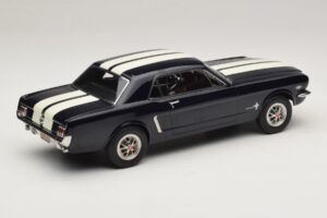 Ford Mustang Nightmist Blue Norev 1:18 182805 Metal — billede 2 af 6