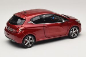 Peugeot 208 GTI Rubis Red Norev 1:18 184700 Metal — billede 3 af 8