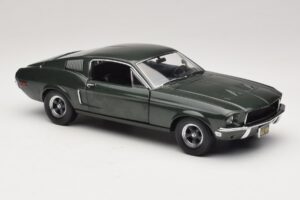 Ford Mustang GT Bullitt med Steve McQueen Figur Greenlight 1:18 12885 Metal — billede 6 af 8