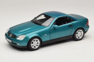 Mercedes SLK R170 Vivianite Green Norev 1:18 183021 Metal — billede 3 af 10