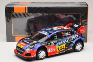 Ford Puma Rally1 #22 M. Sesks / R. Francis Rally Sweden 2025 IXO 1:18 18RMC240 Metal — billede 6 af 6