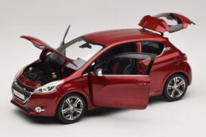 Peugeot 208 GTI Rubis Red Norev 1:18 184700 Metal — billede 2 af 8