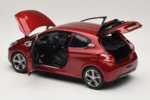 Peugeot 208 GTI Rubis Red Norev 1:18 184700 Metal — billede 5 af 8