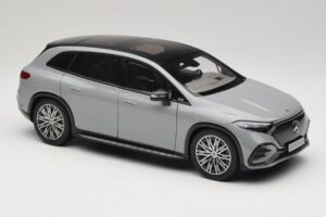 Mercedes EQS SUV X296 Manufaktur Alpine Grey NZG 1:18 B66960591 Metal — billede 6 af 8