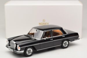 Mercedes 280 SE W108 Sort Norev 1:18 183360 Metal — billede 8 af 8