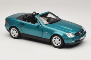 Mercedes SLK R170 Vivianite Green Norev 1:18 183021 Metal — billede 8 af 10