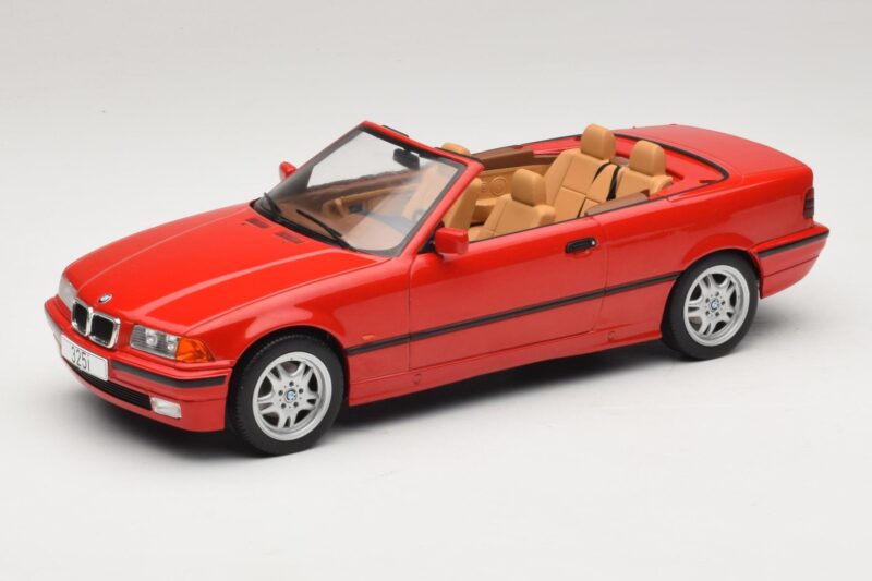 BMW 3 Series E36 Cabriolet Rød MCG 1:18 MCG18317 Metal