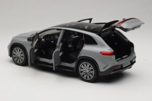 Mercedes EQS SUV X296 Manufaktur Alpine Grey NZG 1:18 B66960591 Metal — billede 5 af 8