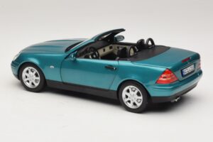 Mercedes SLK R170 Vivianite Green Norev 1:18 183021 Metal — billede 9 af 10