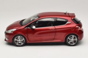 Peugeot 208 GTI Rubis Red Norev 1:18 184700 Metal — billede 4 af 8