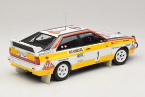 Audi Quattro #1 W. Rohrl / C. Geistdorfer Rally Monte Carlo Winner 1984 Minichamps 1:18 A5-5894 Metal — billede 2 af 6