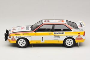 Audi Quattro #1 W. Rohrl / C. Geistdorfer Rally Monte Carlo Winner 1984 Minichamps 1:18 A5-5894 Metal — billede 3 af 6
