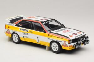 Audi Quattro #1 W. Rohrl / C. Geistdorfer Rally Monte Carlo Winner 1984 Minichamps 1:18 A5-5894 Metal — billede 4 af 6