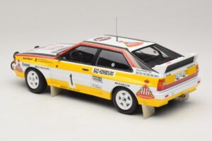 Audi Quattro #1 W. Rohrl / C. Geistdorfer Rally Monte Carlo Winner 1984 Minichamps 1:18 A5-5894 Metal — billede 5 af 6