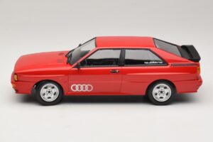 Audi Quattro Rød Forhandlerudgave Minichamps 1:18 A5-5893 Metal — billede 3 af 6