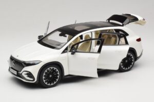 Mercedes EQS SUV X296 Manufaktur Diamond White NZG 1:18 B66960590 Metal — billede 2 af 8
