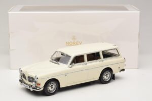 Volvo Amazon Stationcar Pearl White Norev 1:18 188750 Metal — billede 6 af 6