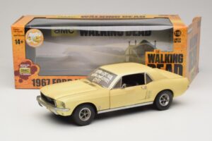Ford Mustang Coupe Gul The Walking Dead Greenlight 1:18 12958 Metal — billede 8 af 8