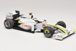 Brawn GP BGP001 #22 J. Button Singapore GP 2009 Minichamps 1:18 180090222 Resin — billede 4 af 7