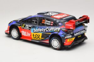 Ford Puma Rally1 #22 M. Sesks / R. Francis Rally Sweden 2025 IXO 1:18 18RMC240 Metal — billede 5 af 6