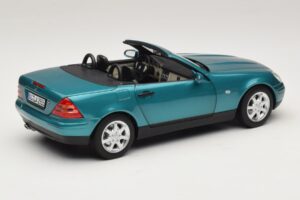 Mercedes SLK R170 Vivianite Green Norev 1:18 183021 Metal — billede 4 af 10