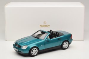 Mercedes SLK R170 Vivianite Green Norev 1:18 183021 Metal — billede 10 af 10