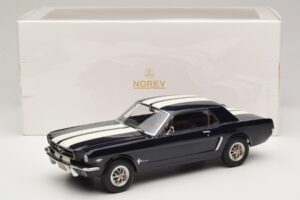 Ford Mustang Nightmist Blue Norev 1:18 182805 Metal — billede 6 af 6