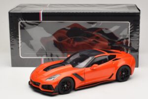 Chevrolet Corvette C7 ZR1 Rød IXO 1:18 U18RDC001-FO Metal — billede 8 af 8