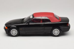 BMW 3 Series E36 Cabriolet Sort MCG 1:18 MCG18318 Metal — billede 4 af 7