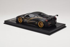 Ferrari 458 LB Works Matt Black BBA 1:18 REMC037 Resin — billede 5 af 7