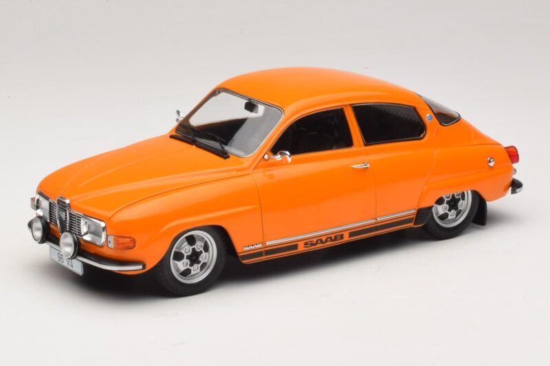 Saab 96 V4 Orange MCG 1:18 MCG18654 Metal