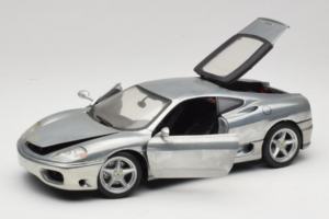 Ferrari 360 Modena Krom Sølv Hot Wheels 1:18 27774 Metal — billede 2 af 8