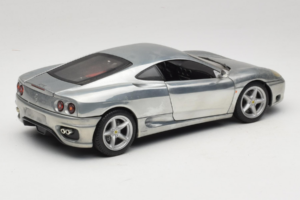 Ferrari 360 Modena Krom Sølv Hot Wheels 1:18 27774 Metal — billede 3 af 8