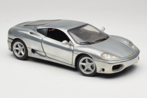 Ferrari 360 Modena Krom Sølv Hot Wheels 1:18 27774 Metal — billede 6 af 8