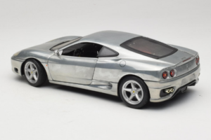 Ferrari 360 Modena Krom Sølv Hot Wheels 1:18 27774 Metal — billede 7 af 8