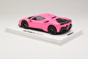 Ferrari SF90 Pack Fiorano Glans Qatar Pink BBR 1:18 RACELINE137 Resin — billede 5 af 7