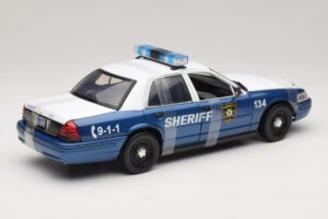 Ford Crown Victoria Police Interceptor The Walking Dead Greenlight 1:18 12957 Metal — billede 2 af 6