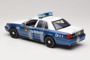 Ford Crown Victoria Police Interceptor The Walking Dead Greenlight 1:18 12957 Metal — billede 5 af 6